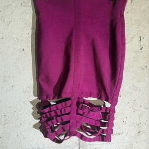 WOW Couture Purple Pencil Skirt